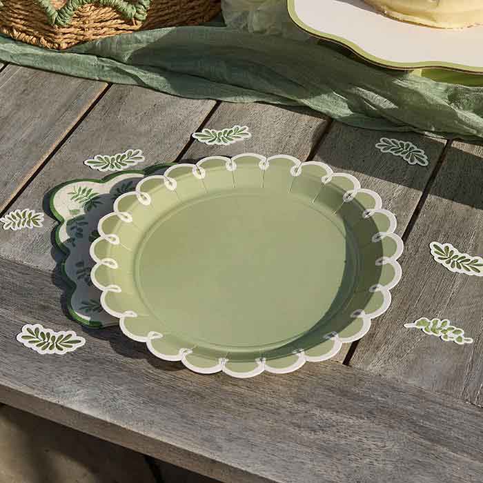 Botanical Paper Plates - Pack of 8 | Party Save Smile