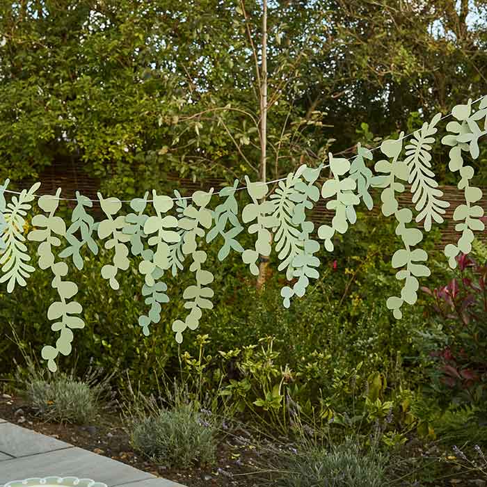 Botanical Leaf Party Decorations 2 metres | Party Save Smile