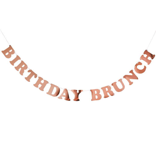 Birthday Brunch Banner 2 metres | Party Save Smile
