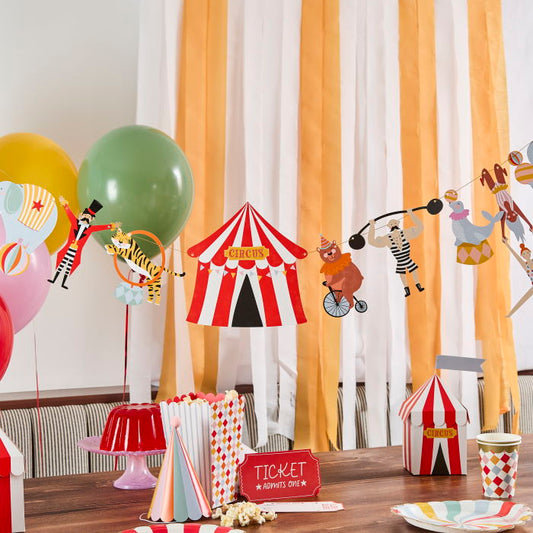 Circus Bunting Garland 3 metres | Party Save Smile