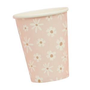 Daisy Paper Party Cups 8 Pack