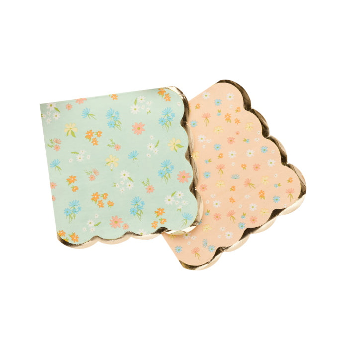 Floral Tea Party Paper Napkins - Pack of 16