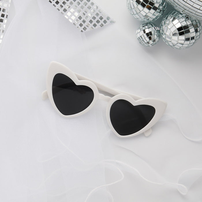 White Heart Hen Party Sunglasses 14cm