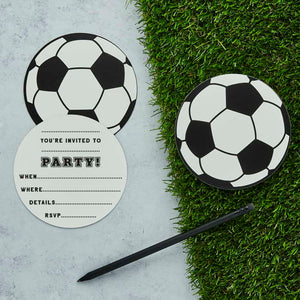 Football Party Invitations Pack of 10 Invites