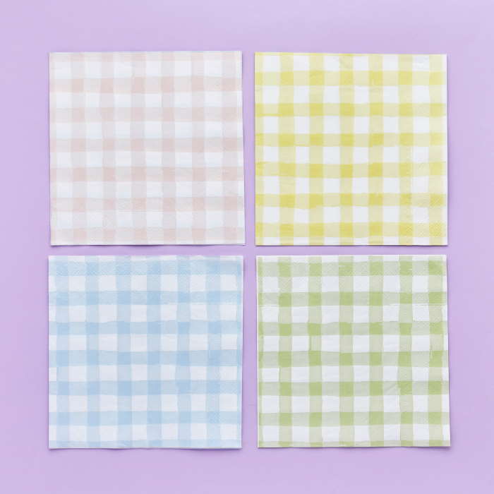 Gingham Party Pack: Kit with Decorations
