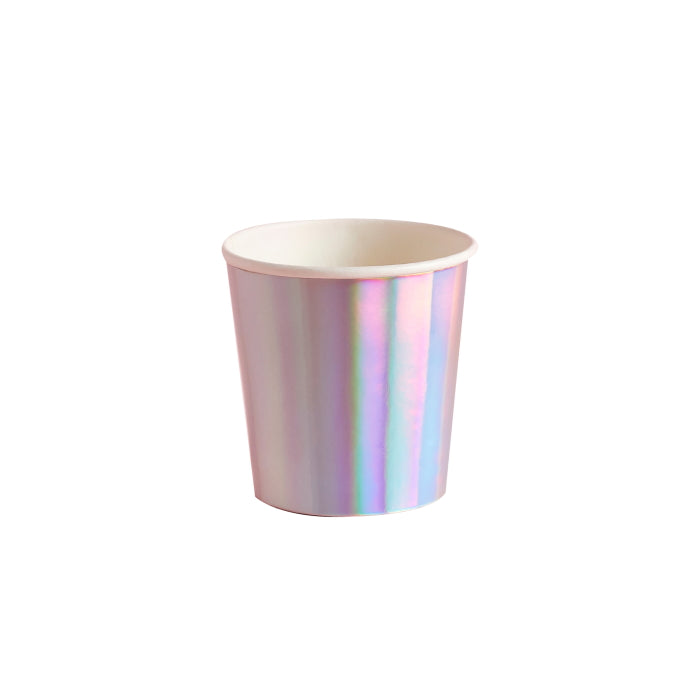 Iridescent Paper Shot Cups Pack of 10 | Party Save Smile