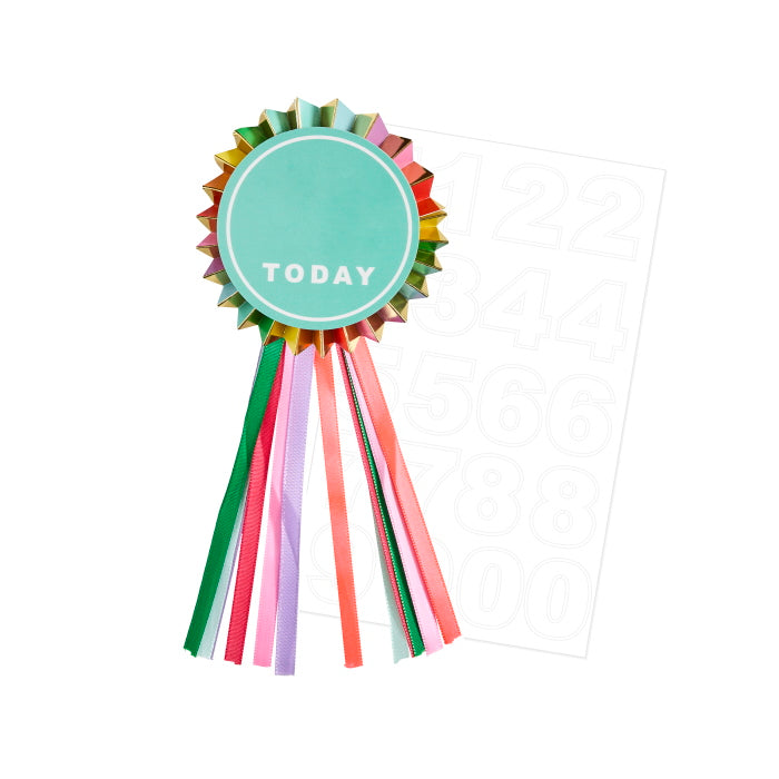 Bright Customisable Birthday Badge 10cm