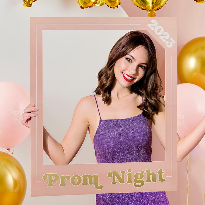 Prom Photo Frame & Year Sticker Sheet | Party Save Smile