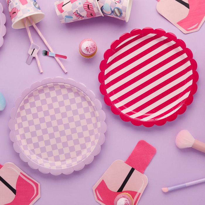 Pamper Party Paper Plates - Pack of 8 | Party Save Smile