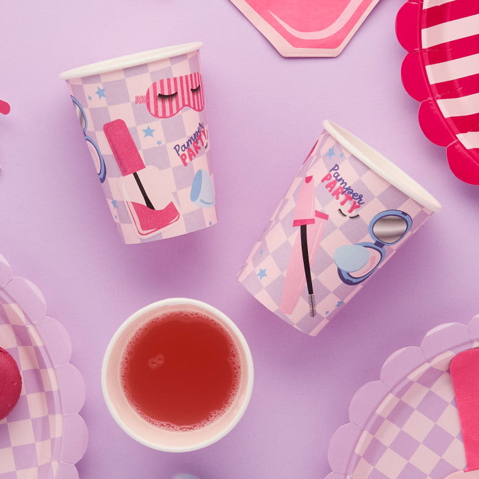 Pamper Party Paper Cups Pack of 8 | Party Save Smile