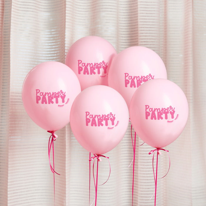 Pamper Party Latex Balloons - Pack of 5 | Party Save Smile