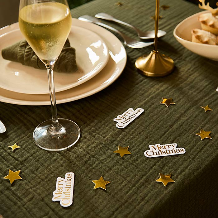 Merry Christmas Table Confetti Scatter Decoration 10 grams
