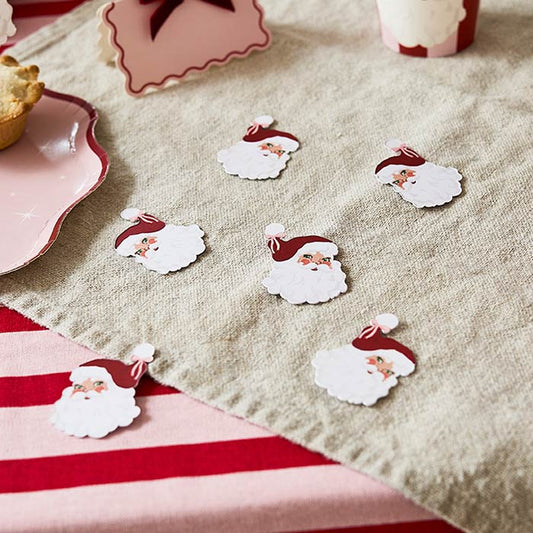 Vintage Santa Christmas Table Scatter Decoration 10 grams | Party Save Smile