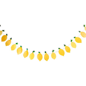 Lemon Garland Banner 2.5 metres