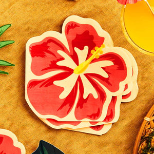 Tropical Flower Luau Napkins 16 Pack