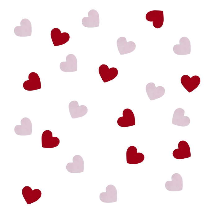 Red Love Heart Paper Confetti 10 grams | Party Save Smile