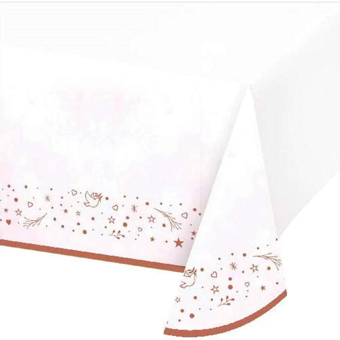 Blush Rose Gold Christening Party Pack & Decoration Kit