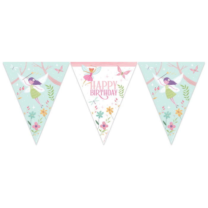 Forest Fairy Bunting Party Decoration 3.7 Metres | Party Save Smile
