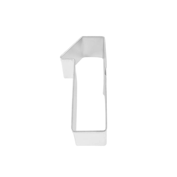 Number 1 Shaped Cookie Cutter: Biscuit Cutter 7cm | Party Save Smile