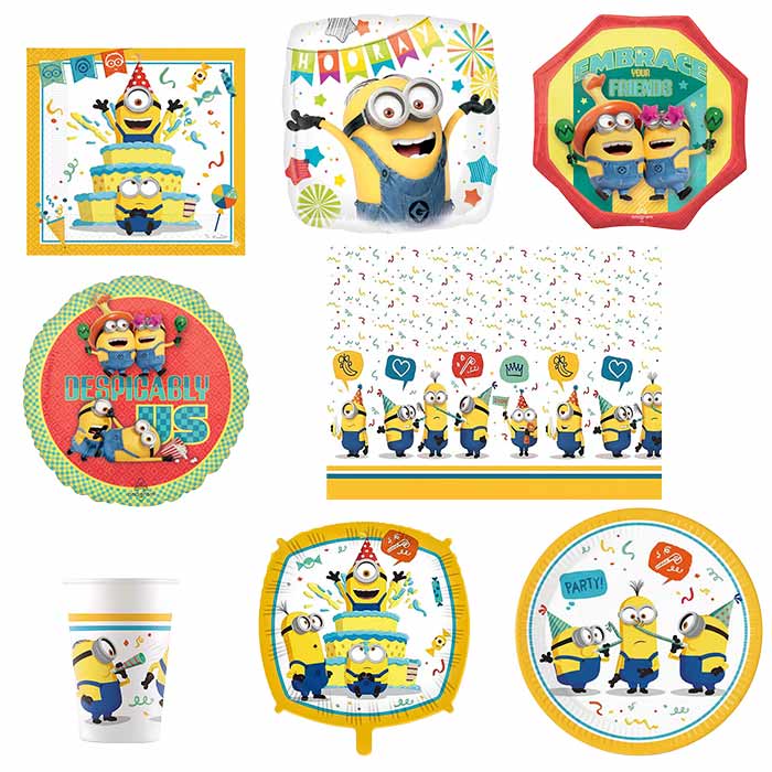 Minions Party Supplies, Decorations, Banners, Balloons and Party Bags