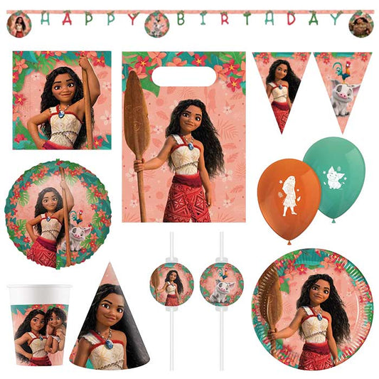 Moana Party Supplies, Decorations, Banners, Balloons and Party Bags