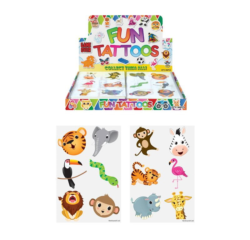 Jungle Tattoo | Transfer Party Bag Filler Favour