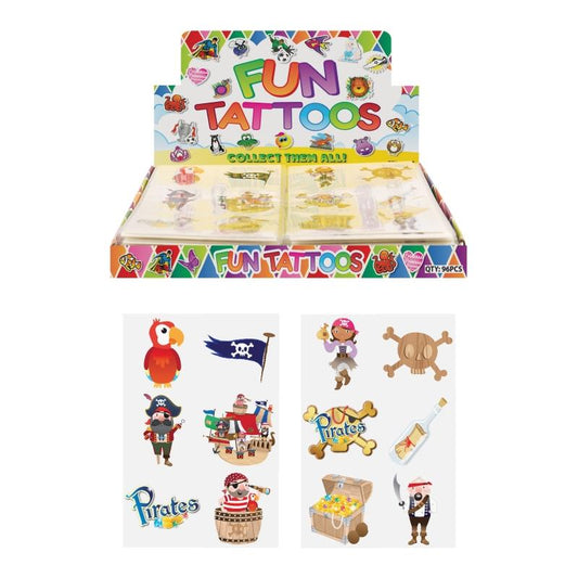 Boys Pirate Tattoo: Transfer Party Bag Filler | Party Save Smile