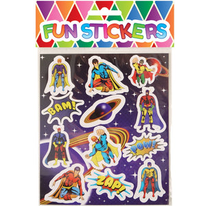 Superhero Stickers Party Bag Fillers