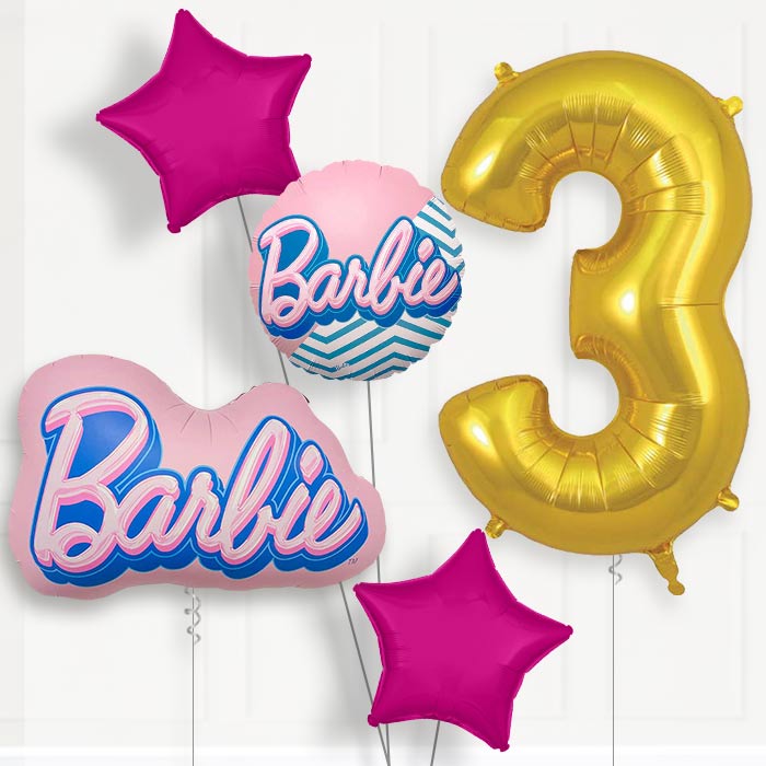 Barbie 3rd Birthday Balloon Package | Party Save Smile