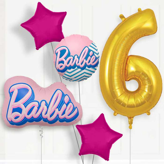 Barbie 6th Birthday Balloon Package | Party Save Smile