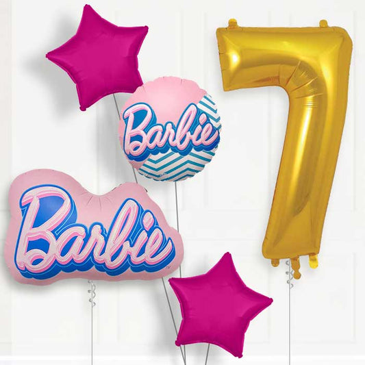 Barbie 7th Birthday Balloon Package | Party Save Smile