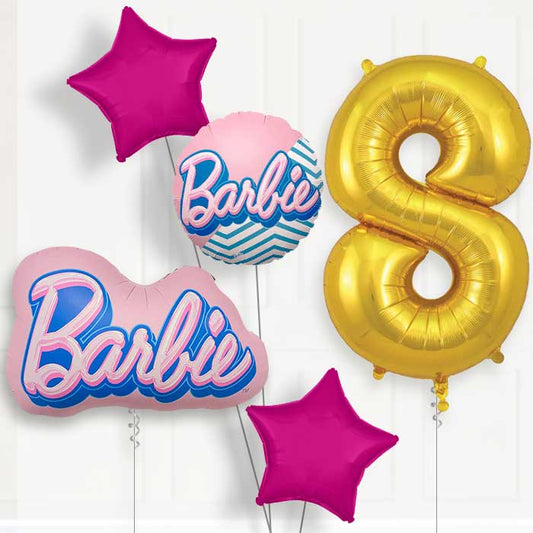 Barbie 8th Birthday Balloon Package | Party Save Smile