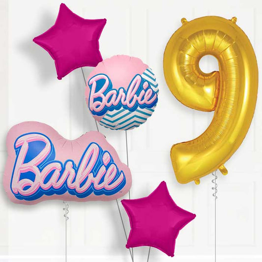 Barbie 9th Birthday Balloon Package | Party Save Smile