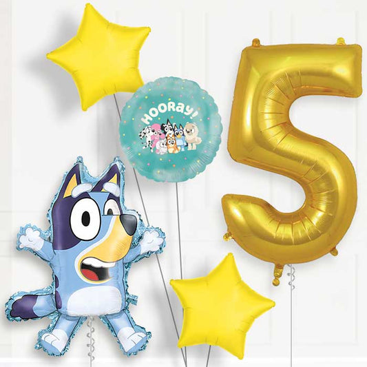 Bluey 5th Birthday Balloon Package | Party Save Smile