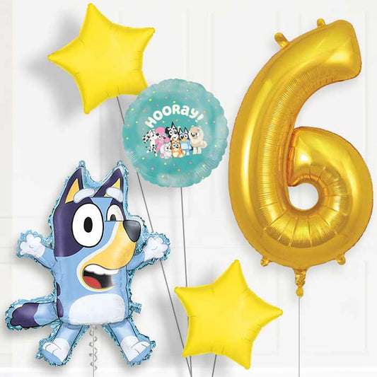Bluey 6th Birthday Balloon Package | Party Save Smile