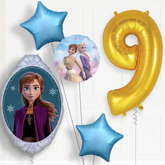 Frozen Anna 9th Birthday Balloon Package | Party Save Smile