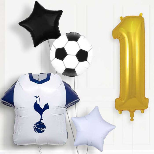 Tottenham Hotspur Football 1st Birthday Balloon Package - 1st Birthday Balloon Package | Party Save Smile