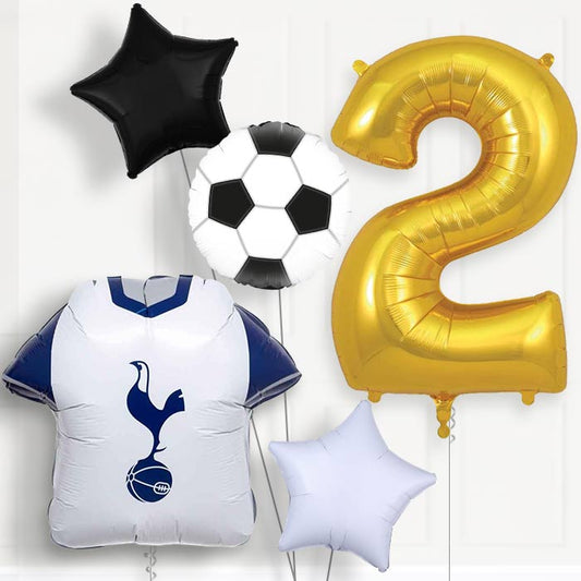 Tottenham Hotspur Football 2nd Birthday Balloon Package - 2nd Birthday Balloon Package | Party Save Smile