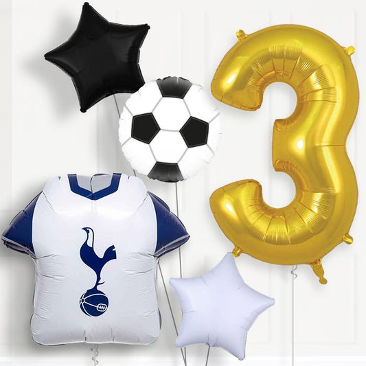 Tottenham Hotspur Football 3rd Birthday Balloon Package - 3rd Birthday Balloon Package | Party Save Smile
