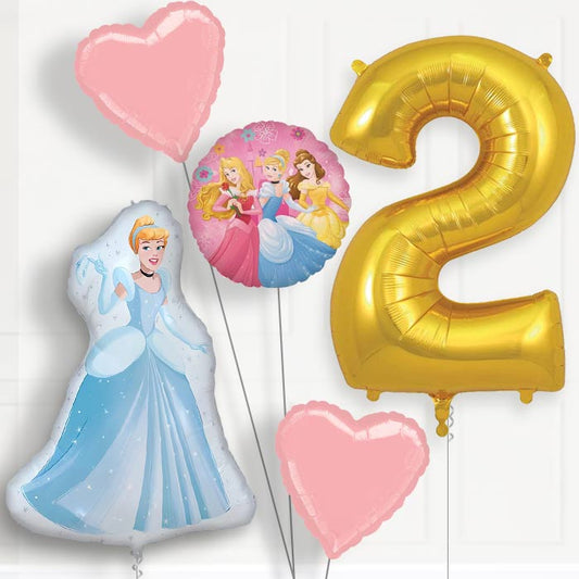 Cinderella 2nd Birthday Balloon Package | Party Save Smile