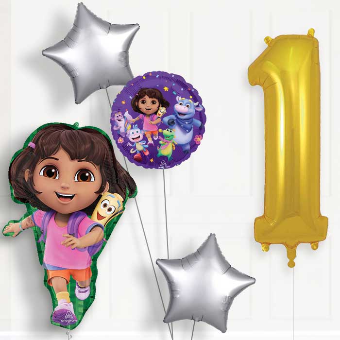 Dora the Explorer Birthday Balloon Package Choose Age