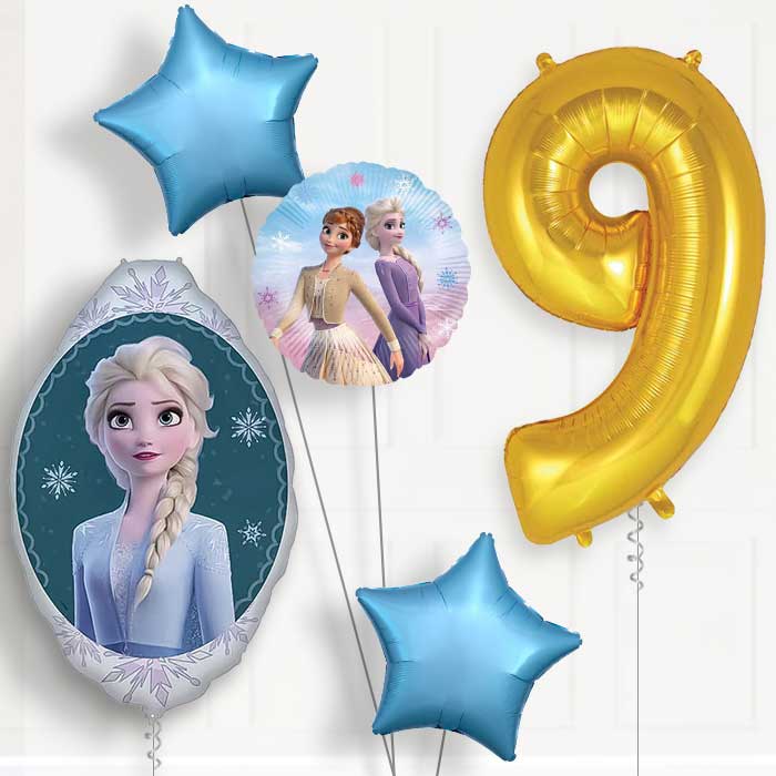 Frozen Elsa 9th Birthday Balloon Package | Party Save Smile