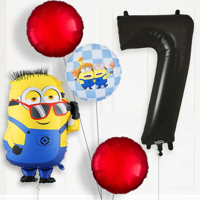 Minion Ron 7th Birthday Balloon Package | Party Save Smile