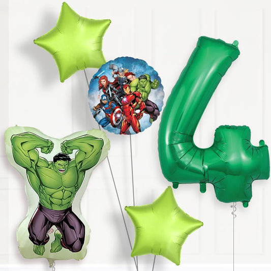 Incredible Hulk 4th Birthday Balloon Package | Party Save Smile