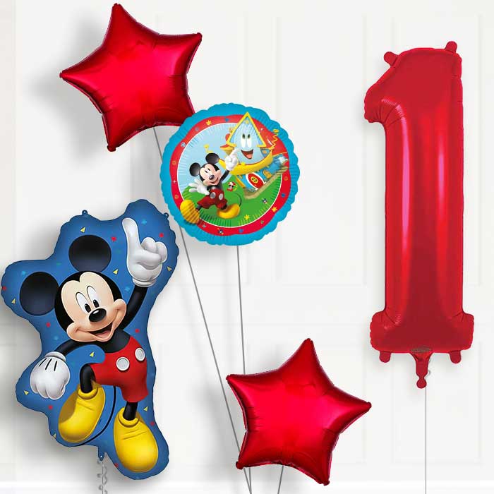 Mickey Mouse Jumping 1st Birthday Balloon Package | Party Save Smile