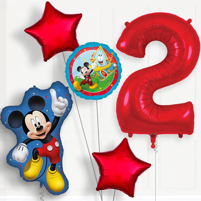 Mickey Mouse Jumping Birthday Balloon Package Choose Age