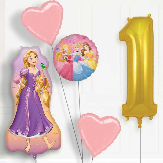 Rapunzel Giant 1st Birthday Balloon Package | Party Save Smile