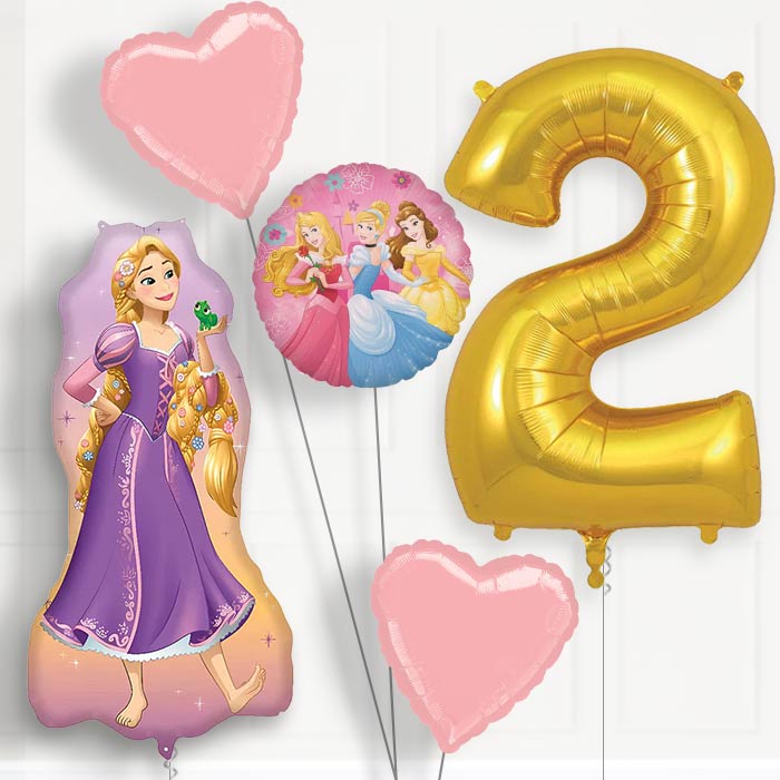 Rapunzel Giant Birthday Balloon Package Choose Age