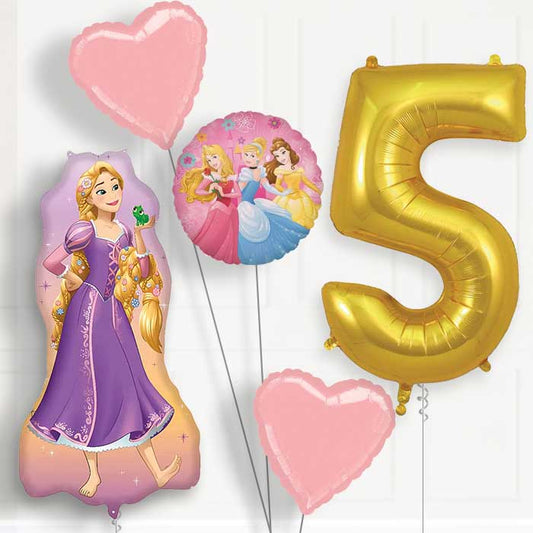 Rapunzel Giant Birthday Balloon Package Choose Age