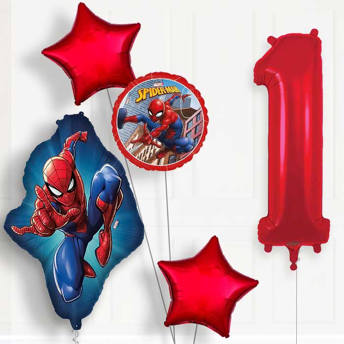 Ultimate Spiderman 1st Birthday Balloon Package | Party Save Smile